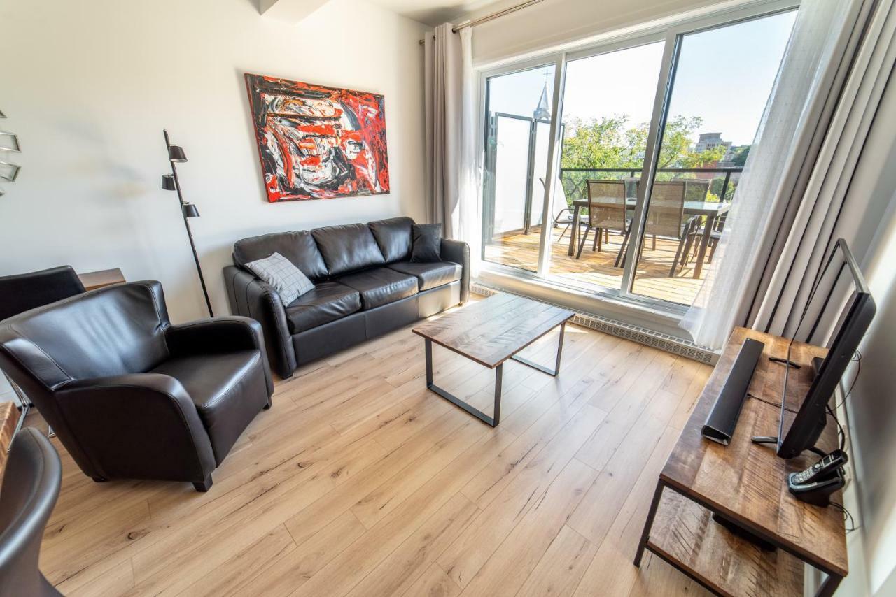 Aux Havres Urbains - Le Penthouse Du Kameleon Lejlighed Québec Eksteriør billede